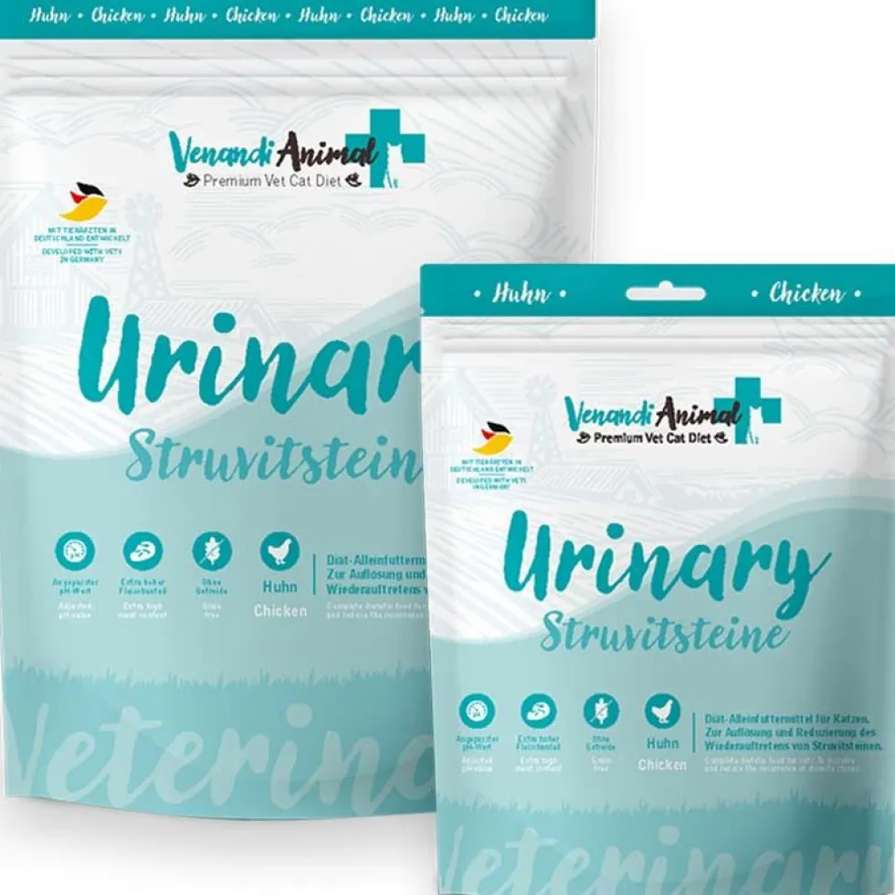 Venandi Animal Vet-Diät-Urinary-Struvitsteine- Huhn