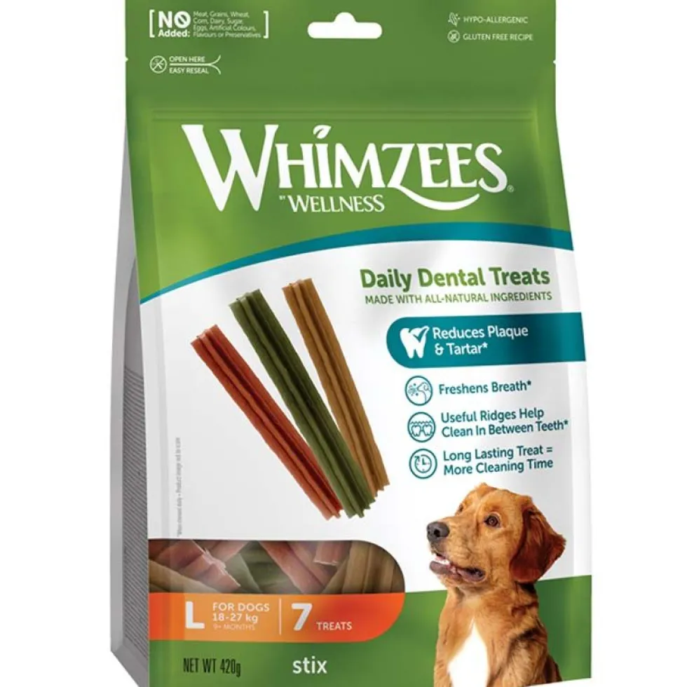 Whimzees Dog Snack Stix L, 7 Stück