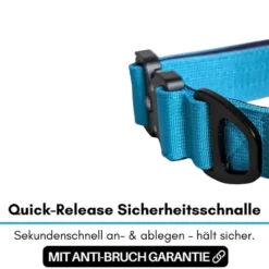 Woofed Nylon Tactical, Halsband, Griff, arctic sky
