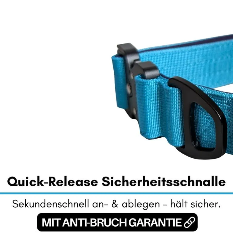 Woofed Nylon Tactical, Halsband, Griff, arctic sky